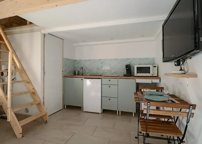 Studio Climatise Mezzanine Avec Parking